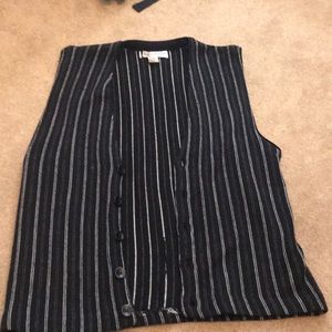 Vintage black & white Re•Union vest